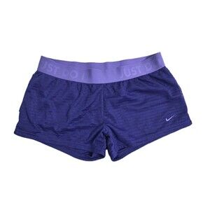 Nike Women’s Medium Dri Fit Tempo 3” Lined Running Shorts Gym Purple Mesh